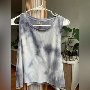 tie dye crop top / size l